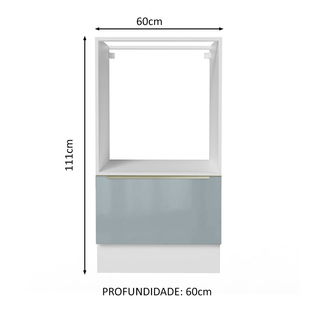 Mueble Para Horno Y Microondas Madesa Lux Sin Encimera BG.