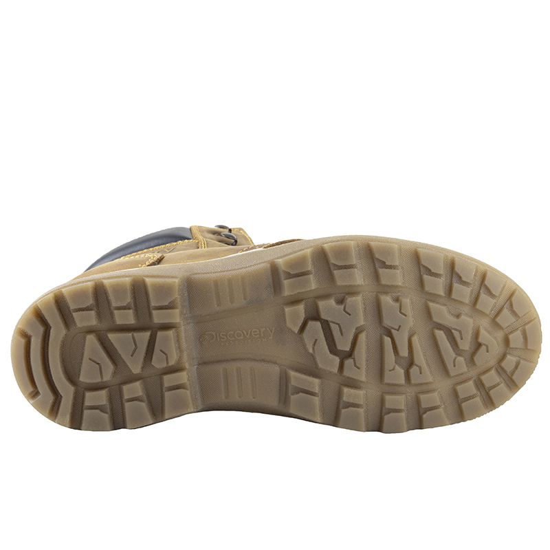 Botas Hombre Hiker Discovery 2050 Camel Ámbar Montaña Urbana Nobuk.