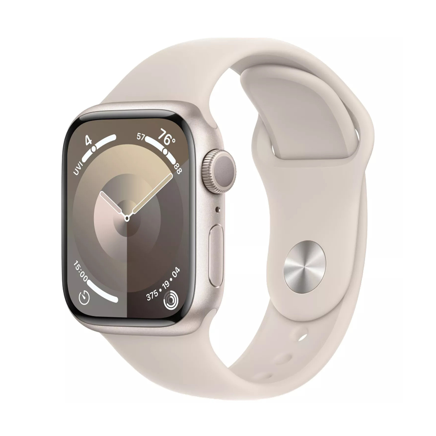 Apple Watch Series 9 41mm (Mr8T3) Aluminio Blanco S/M Blanco.
