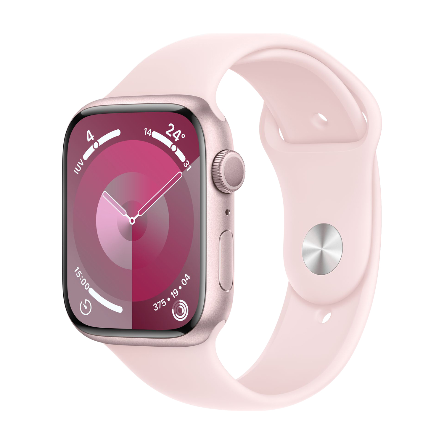 Apple Watch Series 9 41mm (Mr933) Aluminio Rosa S/M Rosa.