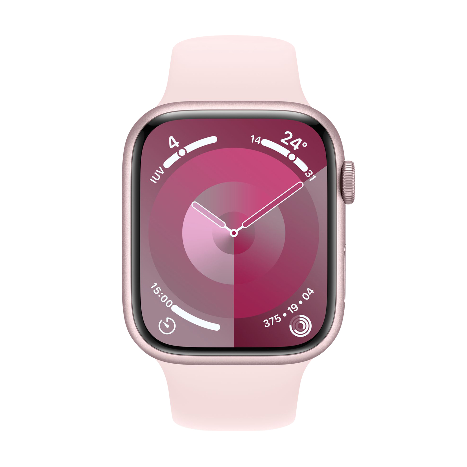 Apple Watch Series 9 41mm (Mr933) Aluminio Rosa S/M Rosa.