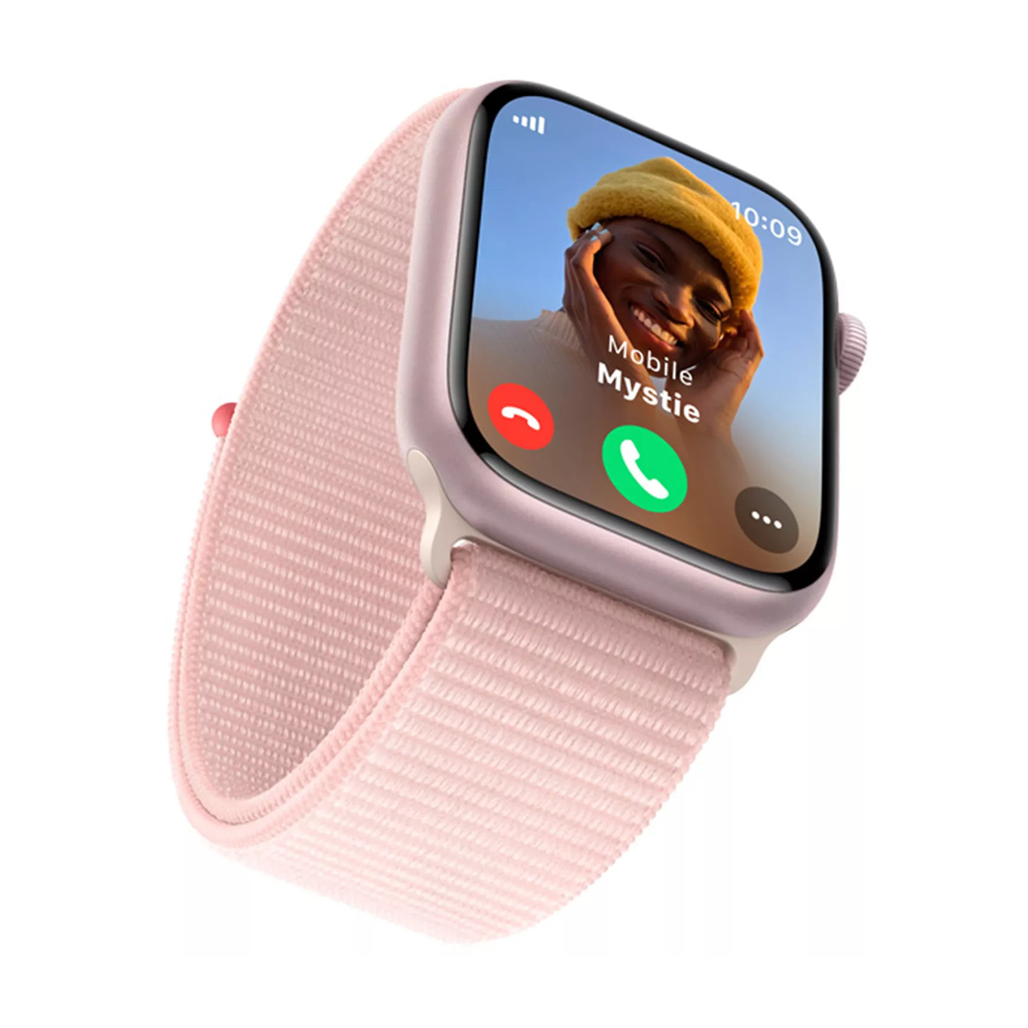 Apple Watch Series 9 45mm (Mr9J3) Aluminio Rosa Sport Loop Rosa