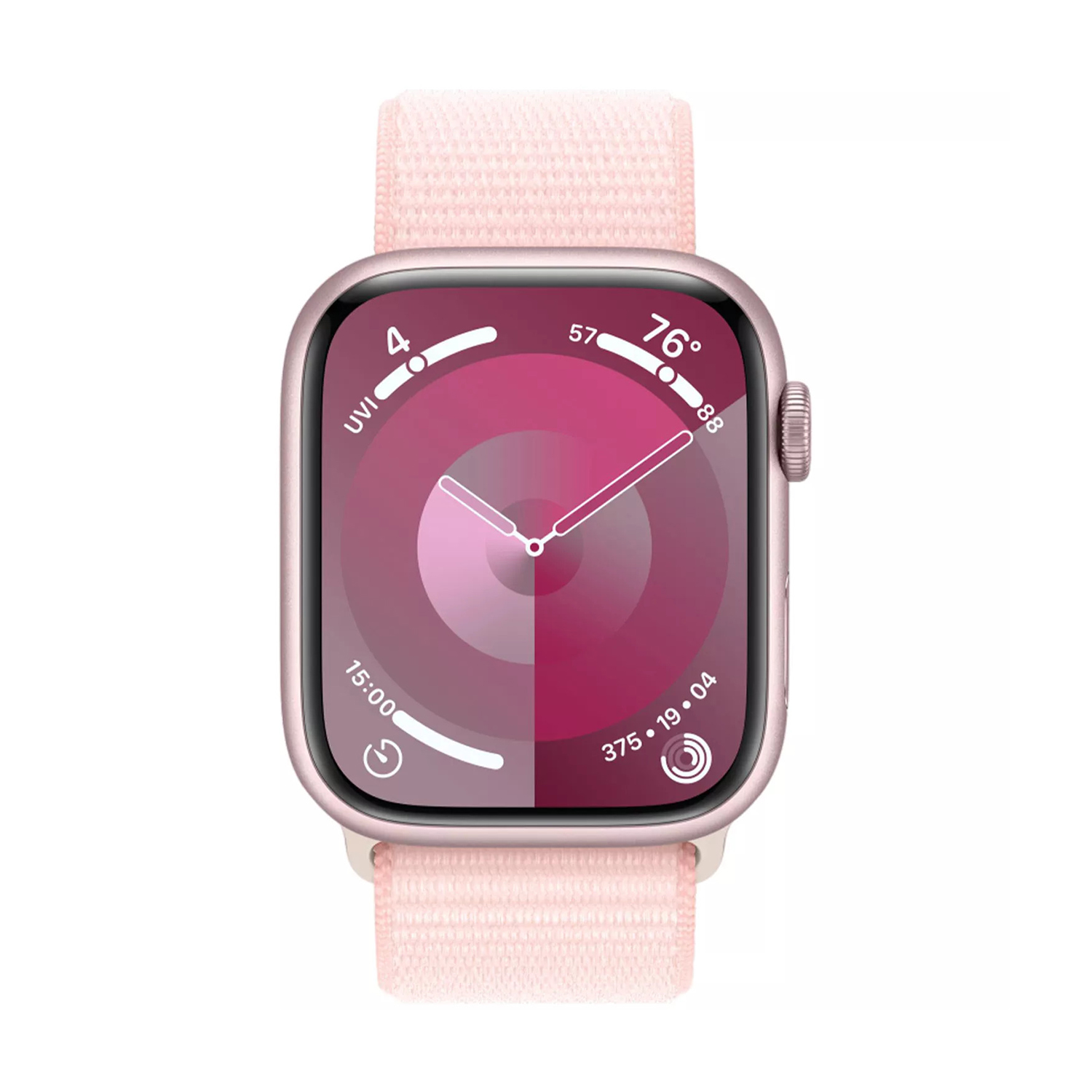 Apple Watch Series 9 45mm (Mr9J3) Aluminio Rosa Sport Loop Rosa