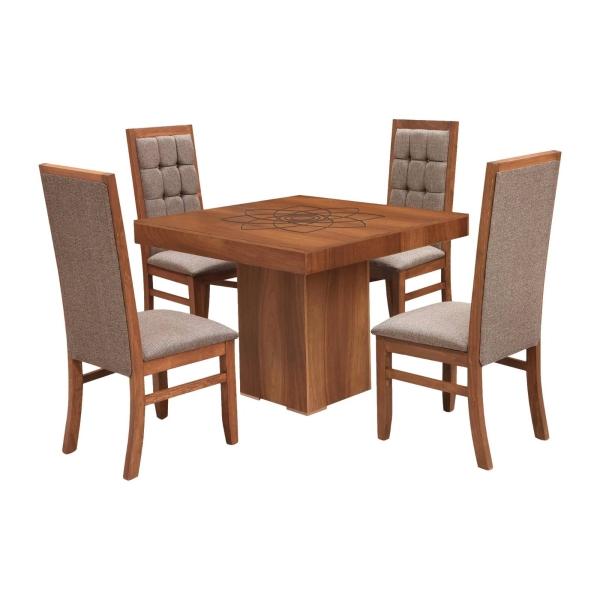 Comedor 4 sillas Brote Fresno - Kessa