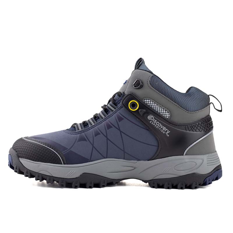 Botas Para Hombre Hiking Camping Discovery Outdoor 2080 Marino Azul.