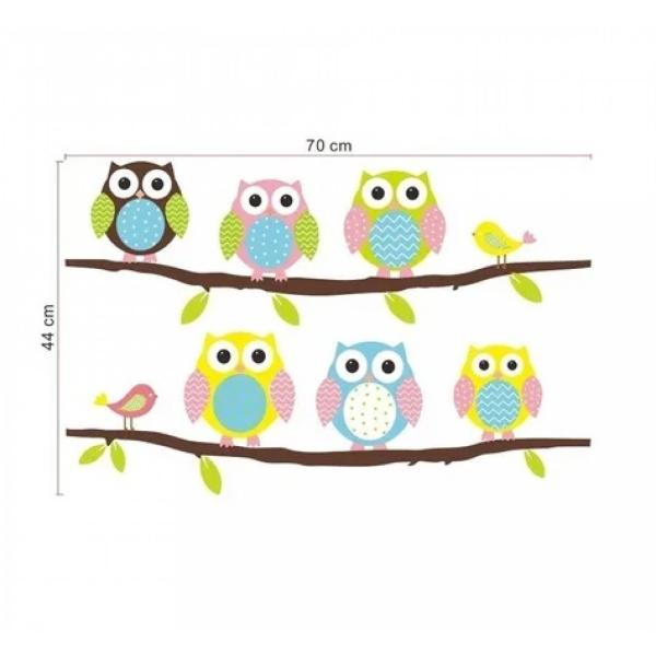 Vinil Decorativo De Búho Para Pared De Niños