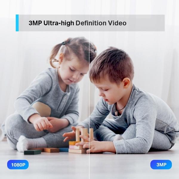Camara De Vigilancia Tp-Link TAPO C210 UHD 3MP WI-FI Vision Nocturna Rotatoria