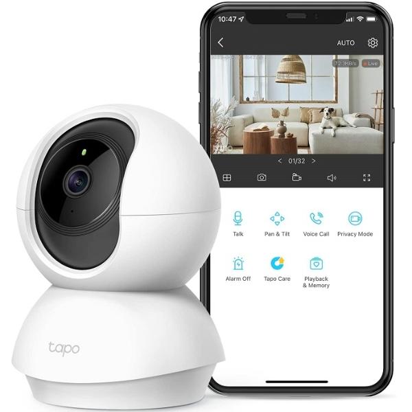Camara De Vigilancia Tp-Link TAPO C210 UHD 3MP WI-FI Vision Nocturna Rotatoria