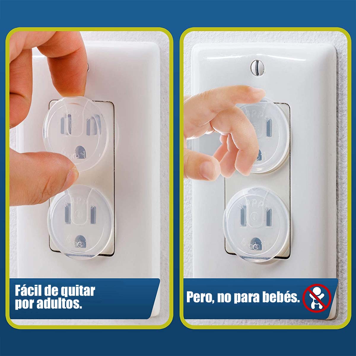 Protectores de Contactos Enchufe 38 Pzas Seguros Bebes Niños