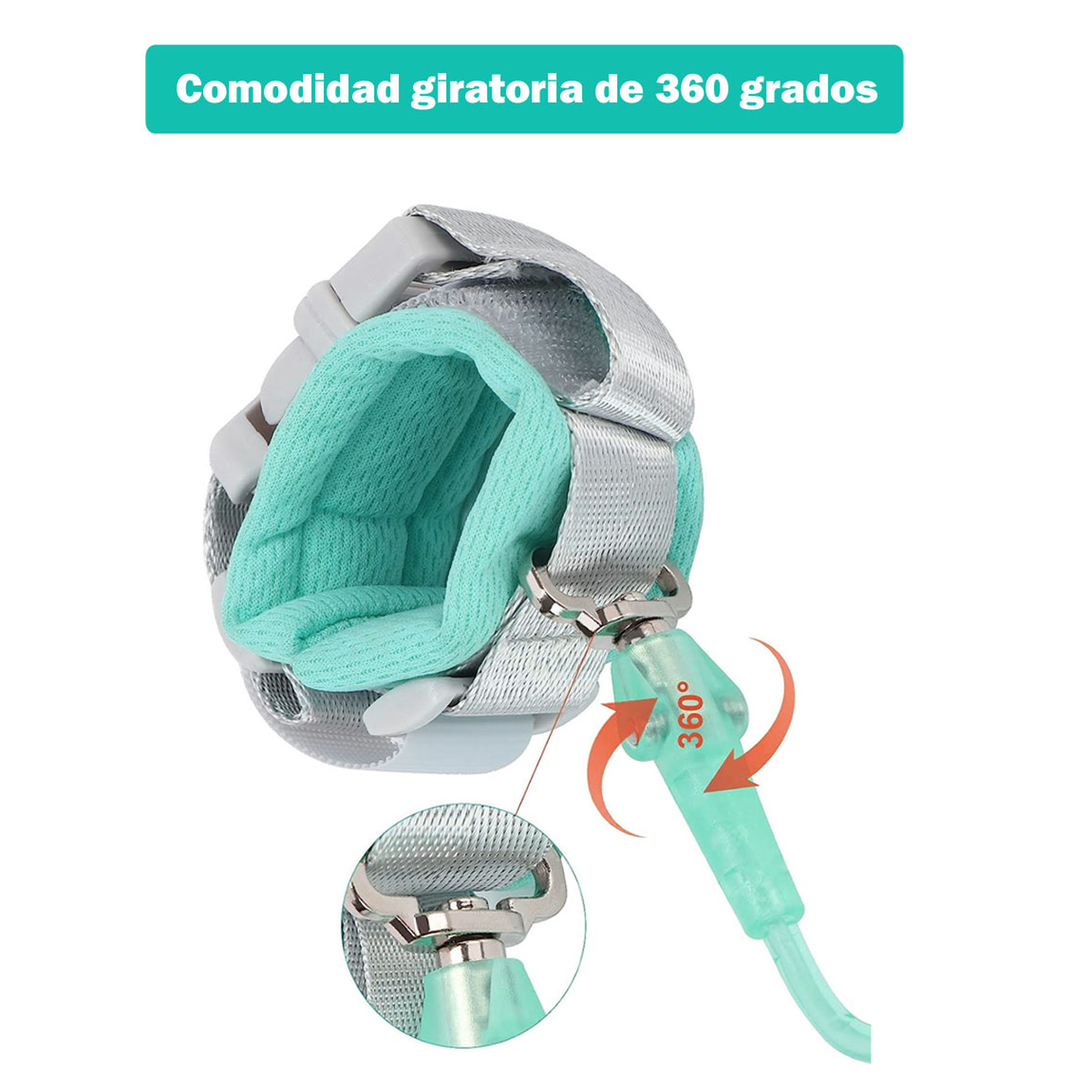 Correa Anti Perdida Niño Arnés Tipo Pulsera De Seguridad