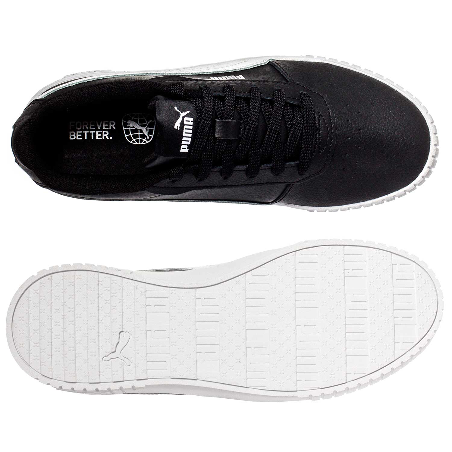 Tenis Puma Carina 2.0 Mujer Negros.