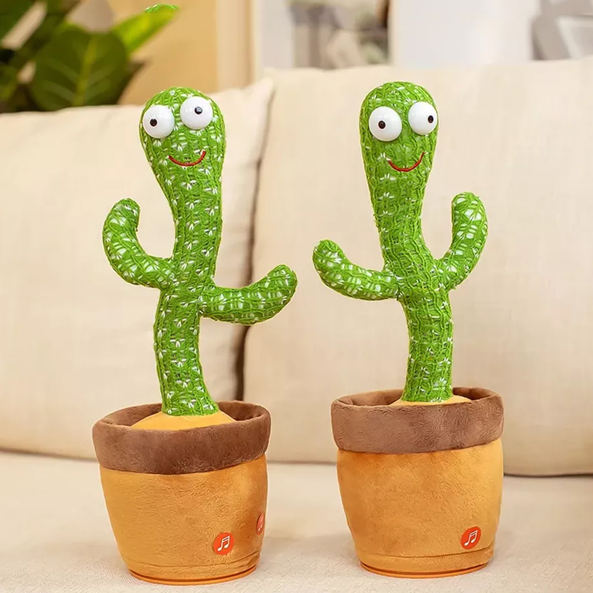 Peluche Cactus bailarin con canciones graba y te imita
