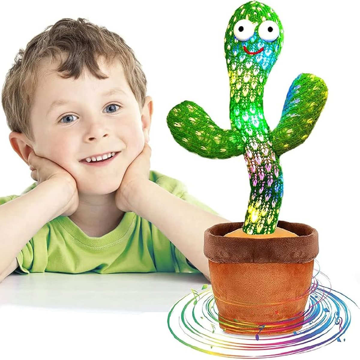 Peluche Cactus bailarin con canciones graba y te imita