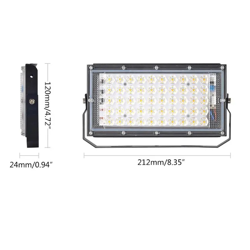 Reflector Fx Led Exteriores 50w 10 Unidades.