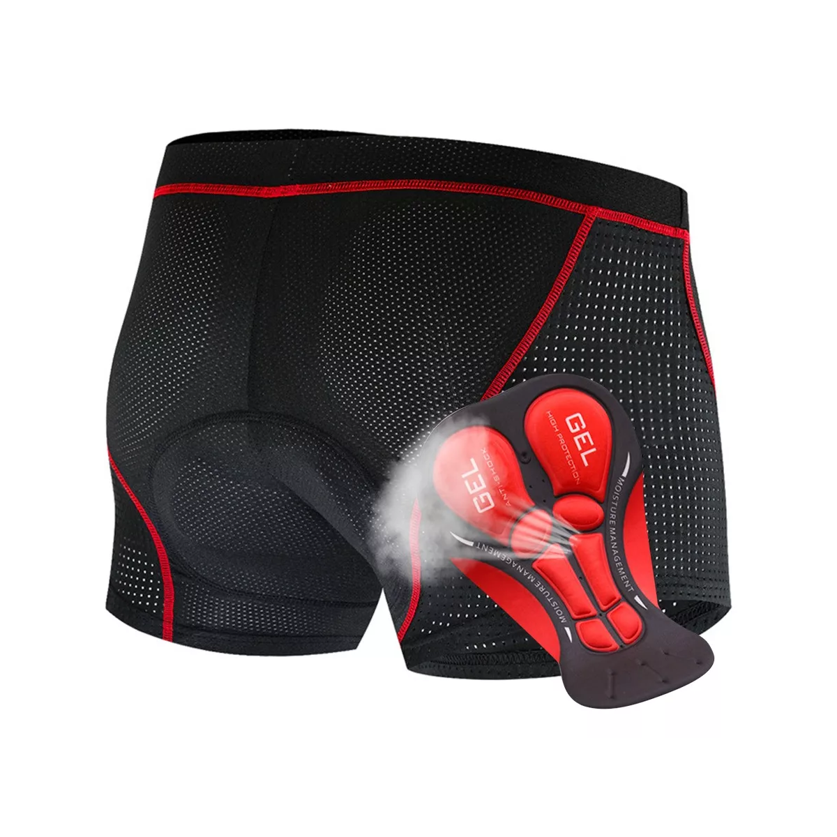 Shorts De Ciclismo Pantalones Con Cojín De Silicona 5d Gel G.