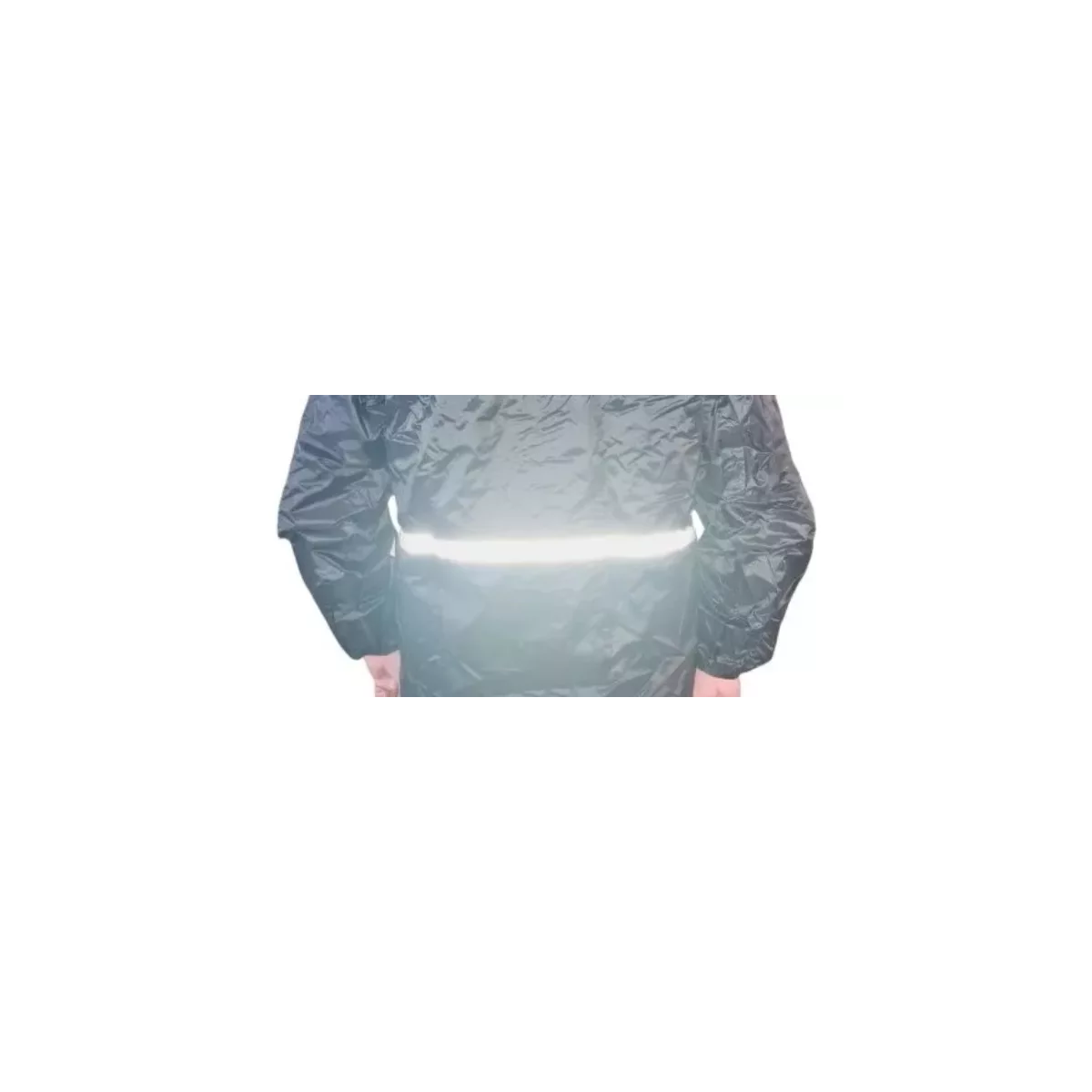 Impermeable R7 Motociclista 2 Piezas Reforzado Gorro Refleja Talla G.