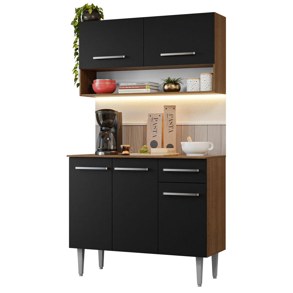 Cocina Integral Completa Modular Madesa Emilly 105cm MN 03.