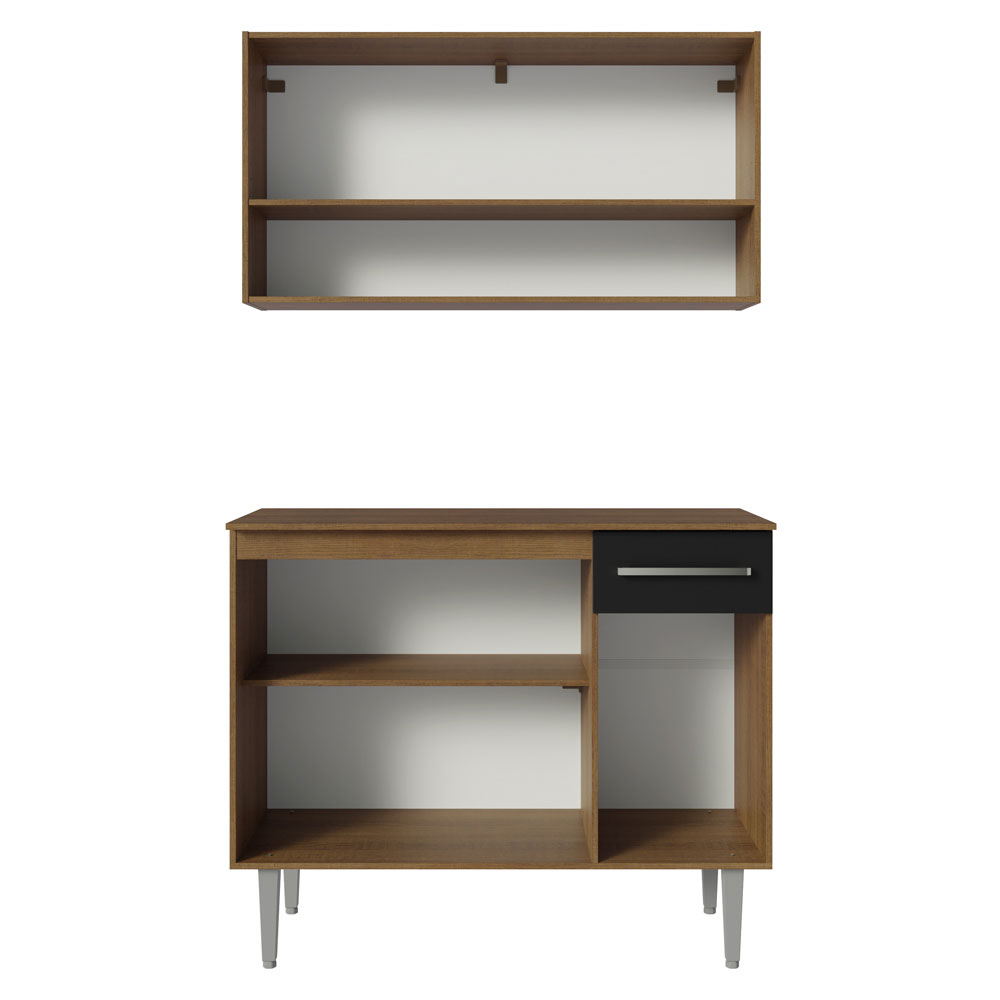 Cocina Integral Completa Modular Madesa Emilly 105cm MN 03.