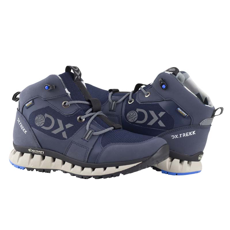 Botas Para Hombre Senderismo Discovery 2337 Azul Marino Dx-Trekk Camping Aventura.