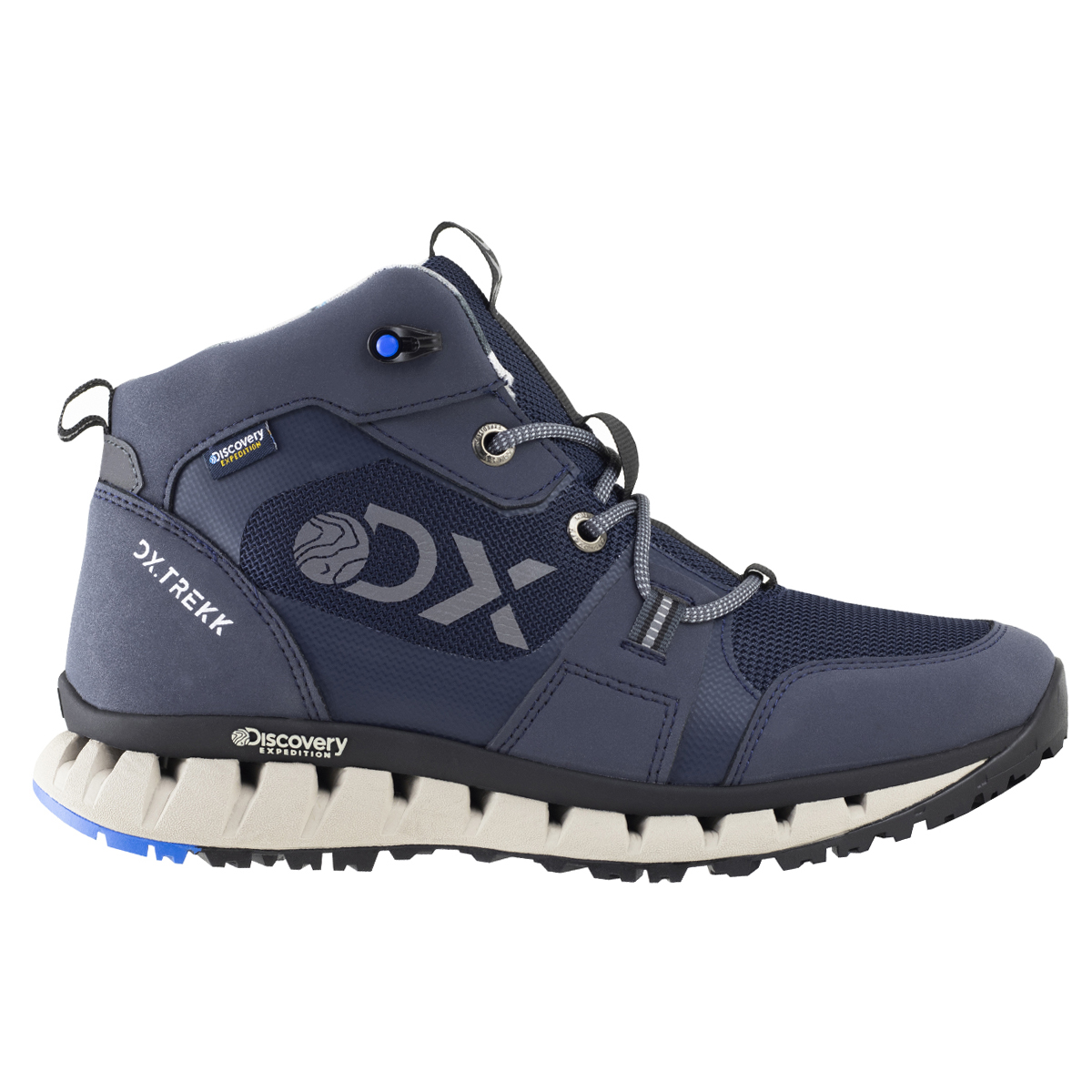 Botas Para Hombre Senderismo Discovery 2337 Azul Marino Dx-Trekk Camping Aventura.