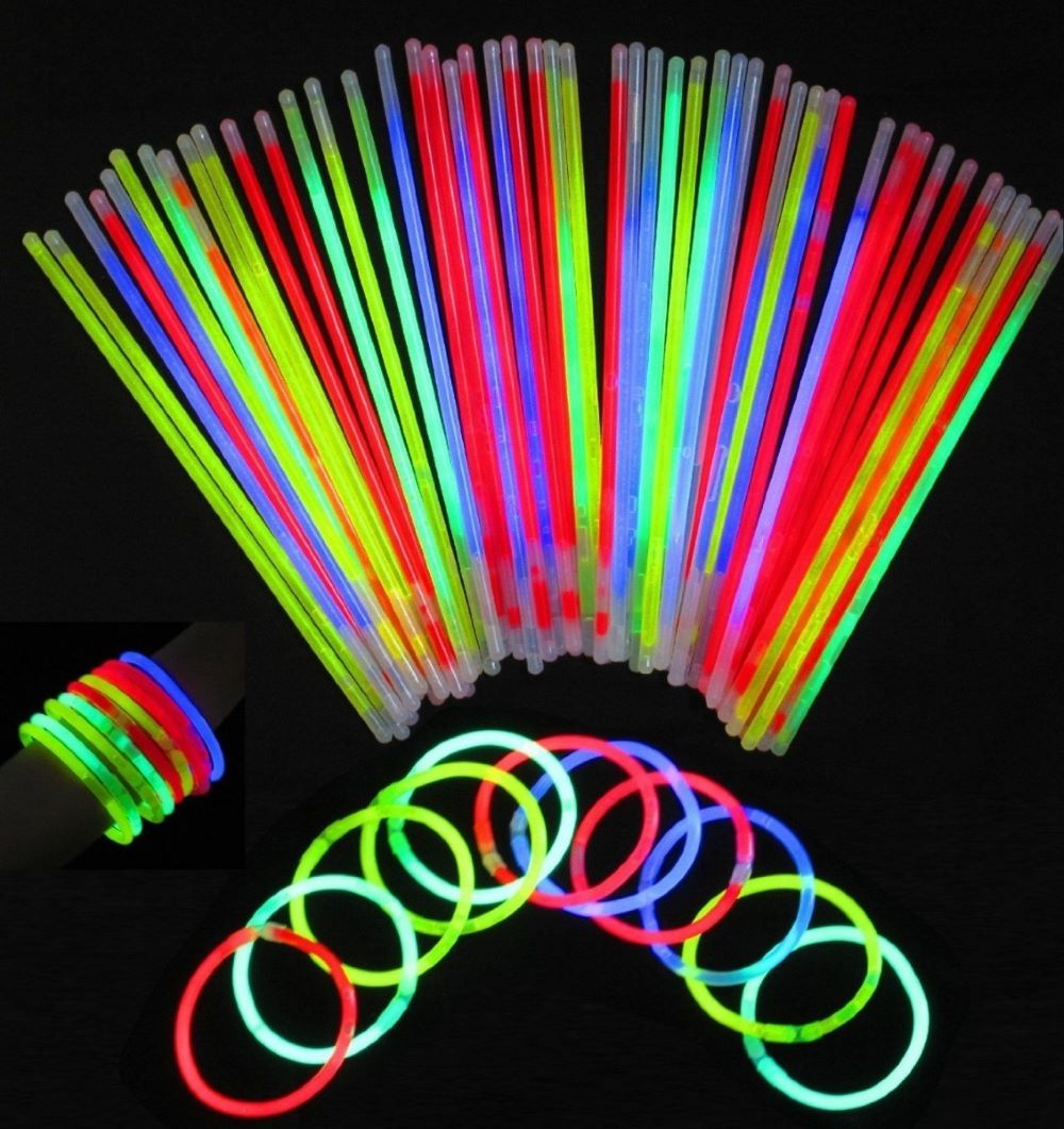50 Pulsera Cyalume Neon Luminosa Fiesta Glow Boda Batucada.
