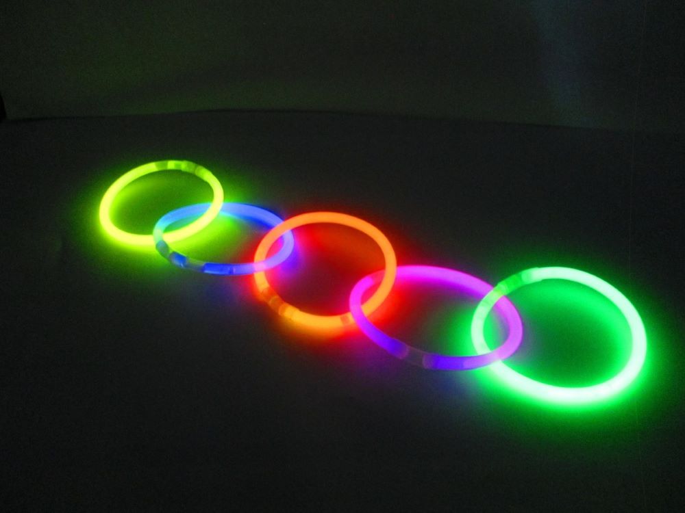 50 Pulsera Cyalume Neon Luminosa Fiesta Glow Boda Batucada.