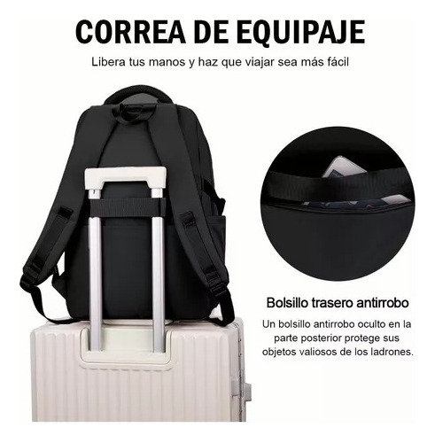 Mochila Escolar Deportes Viaje Bolsa P/ Laptop 15.6 Inch Iforu 30 L.