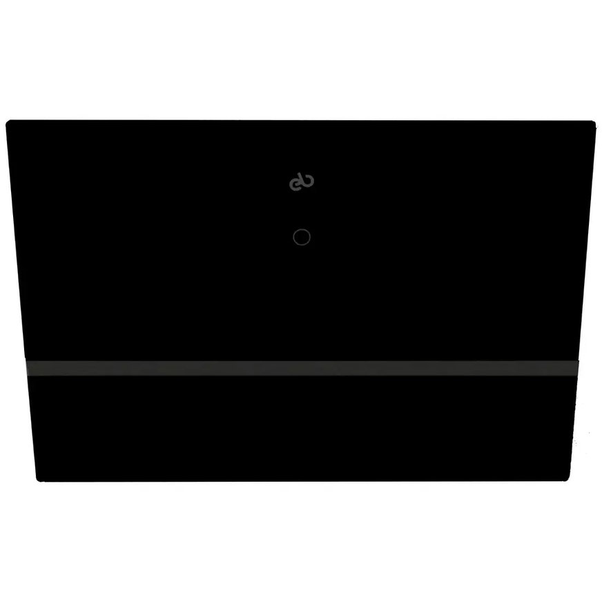 Campana Pared EB Técnica EB-332 de 60 cm Purificadora Acero Negro y Cristal.