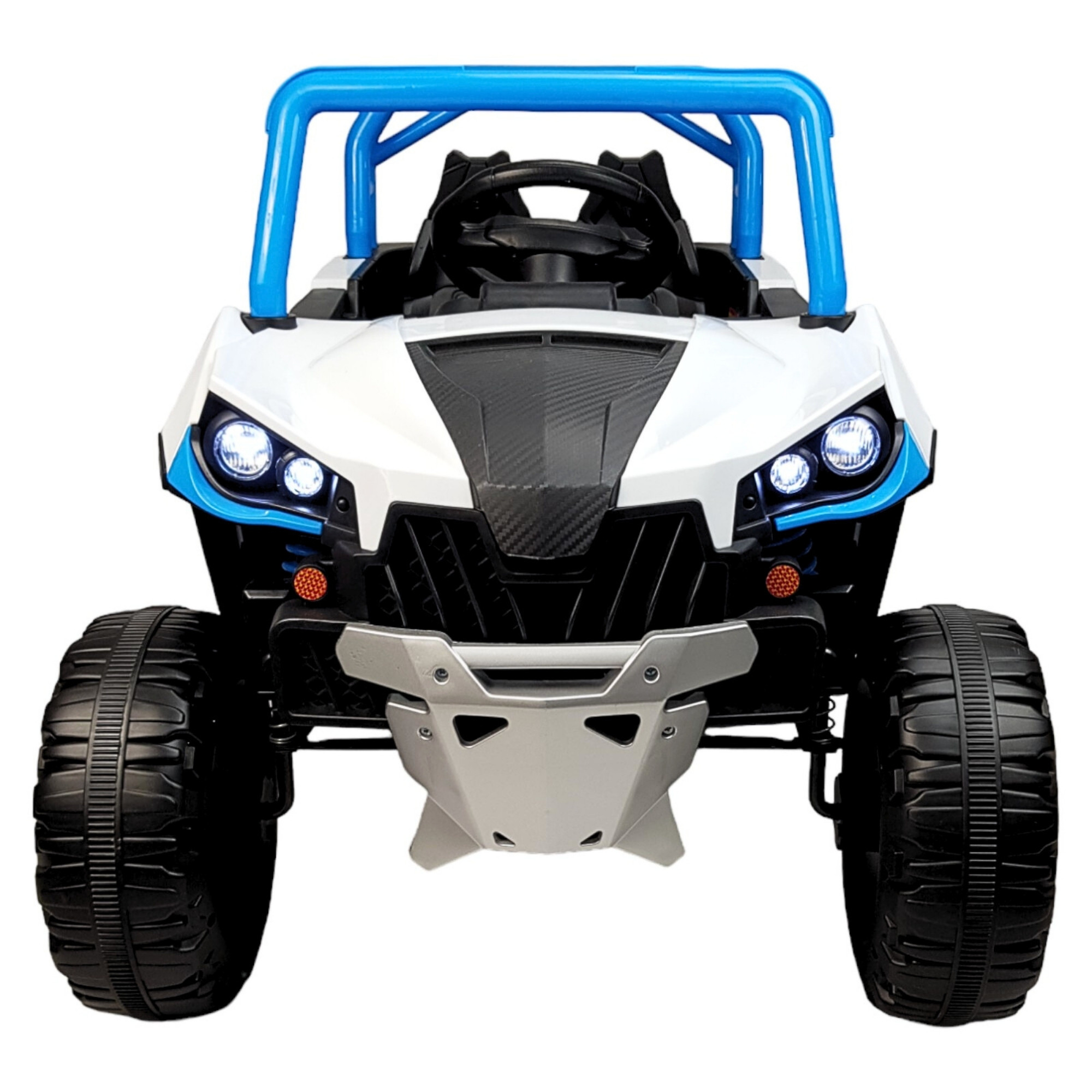 Montable Electrico para Niños Coche con Control Remoto Luz Led 12v - Azul.