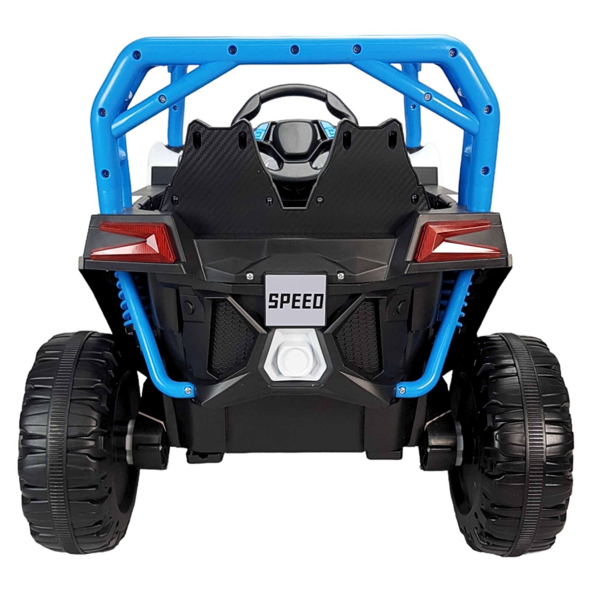 Montable Electrico para Niños Coche con Control Remoto Luz Led 12v - Azul.