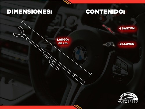 Candado Baston Seguro Volante Anti Robo.