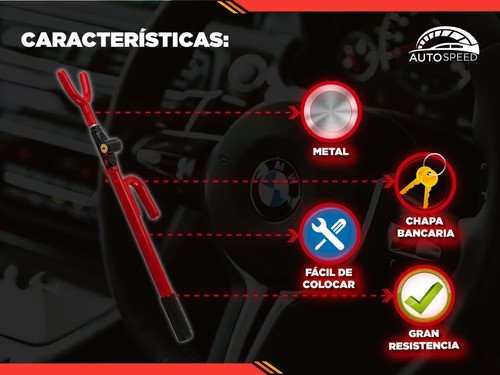 Candado Baston Seguro Volante Anti Robo.