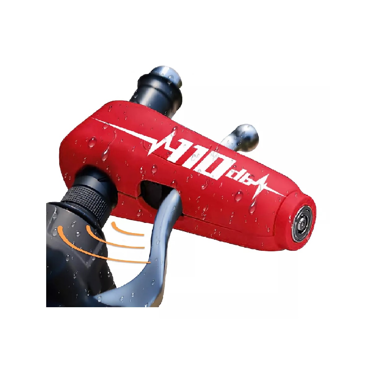 Alarma Motocicleta Freno Impermeable Acelerador Candado.