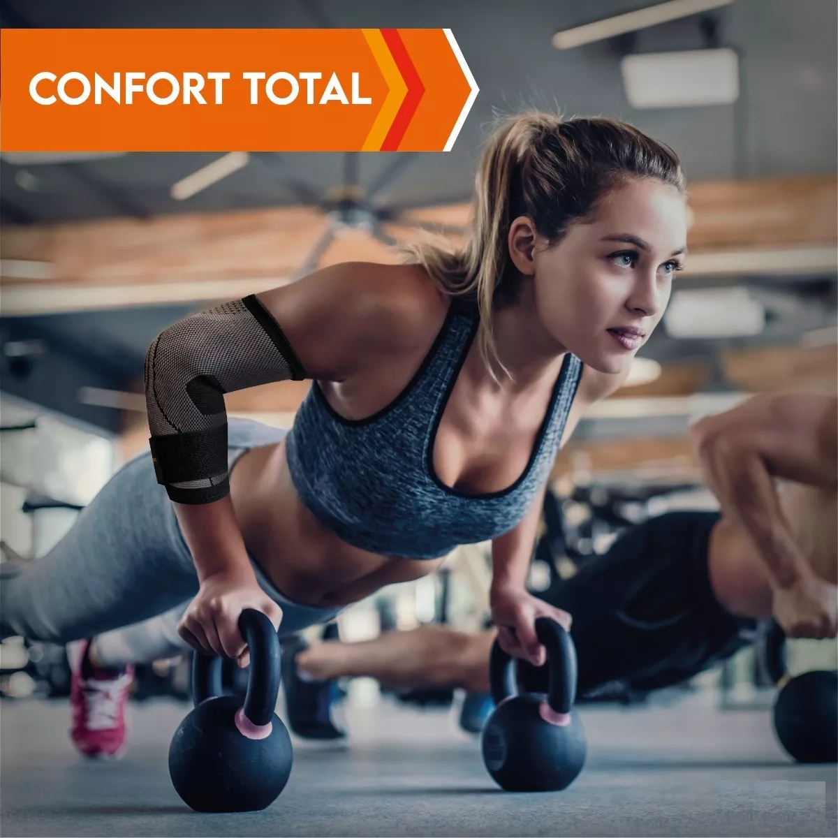 Codera Compresión Deportiva Ortopédica Tenis Gym Crossfit.
