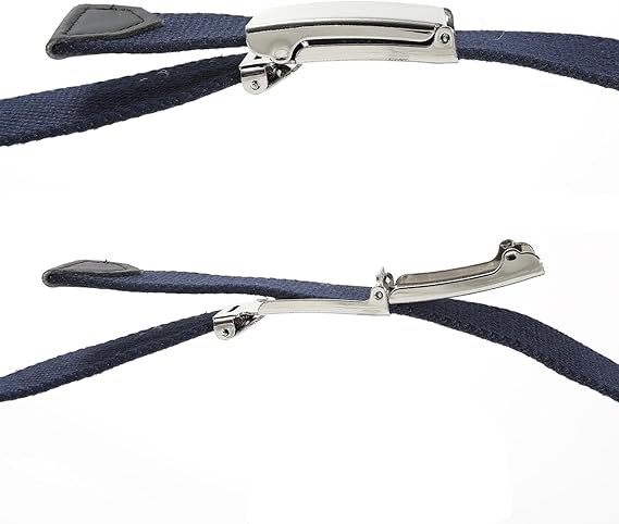 AWAYTR - Cinturones de lona para niños, uniforme escolar ajustable, cinturón de golf para niños con hebilla abatible plateada.