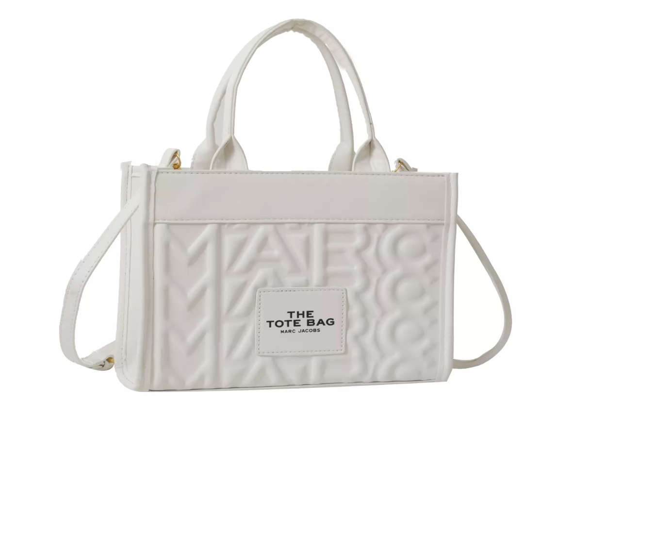 ml The Tote Bag Bolso De Hombro De Mujer Con Textura y Letras.