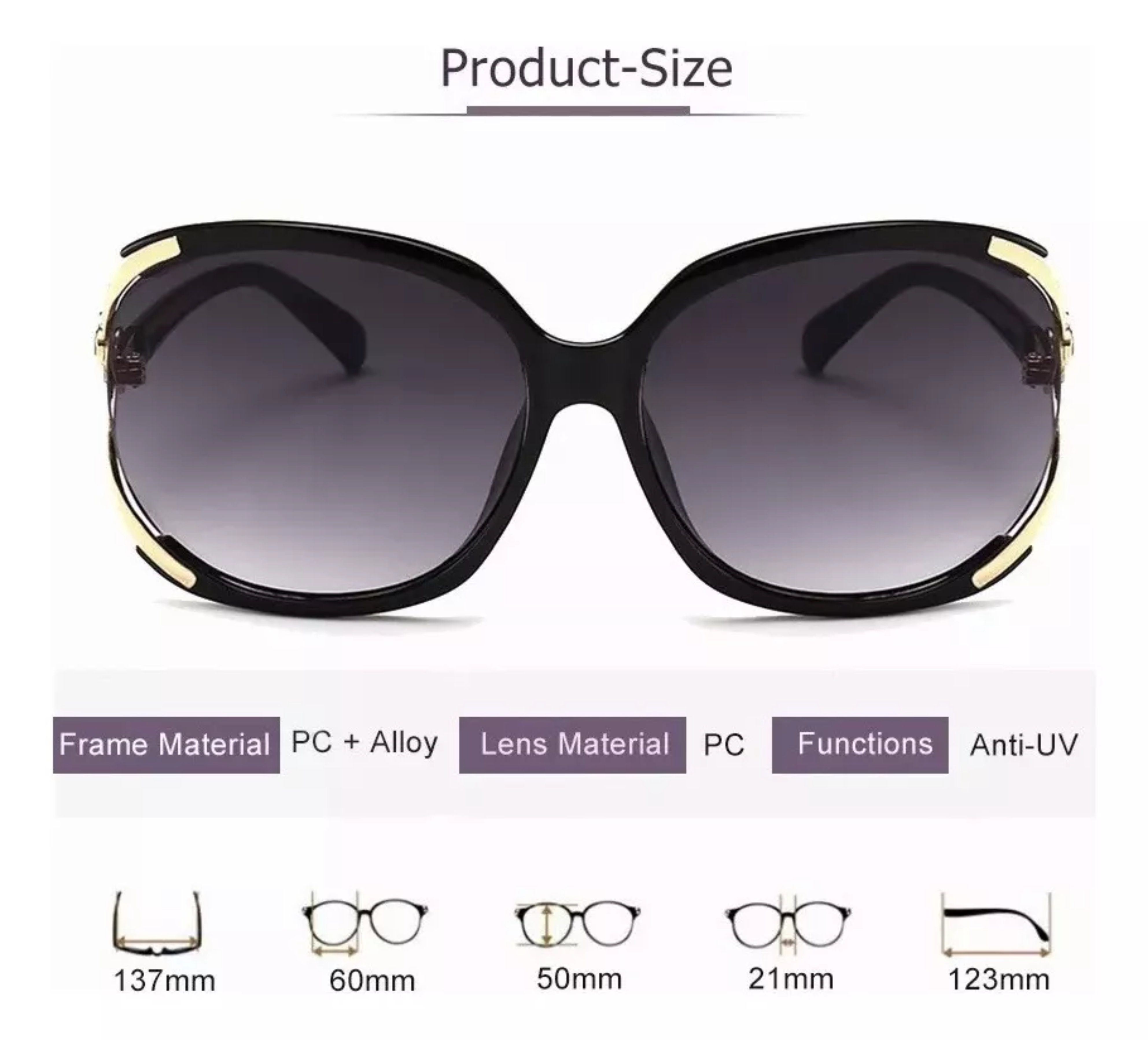 Lentes Para Mujer Vintage Fashion Mujer Lentes De Sol Polari.