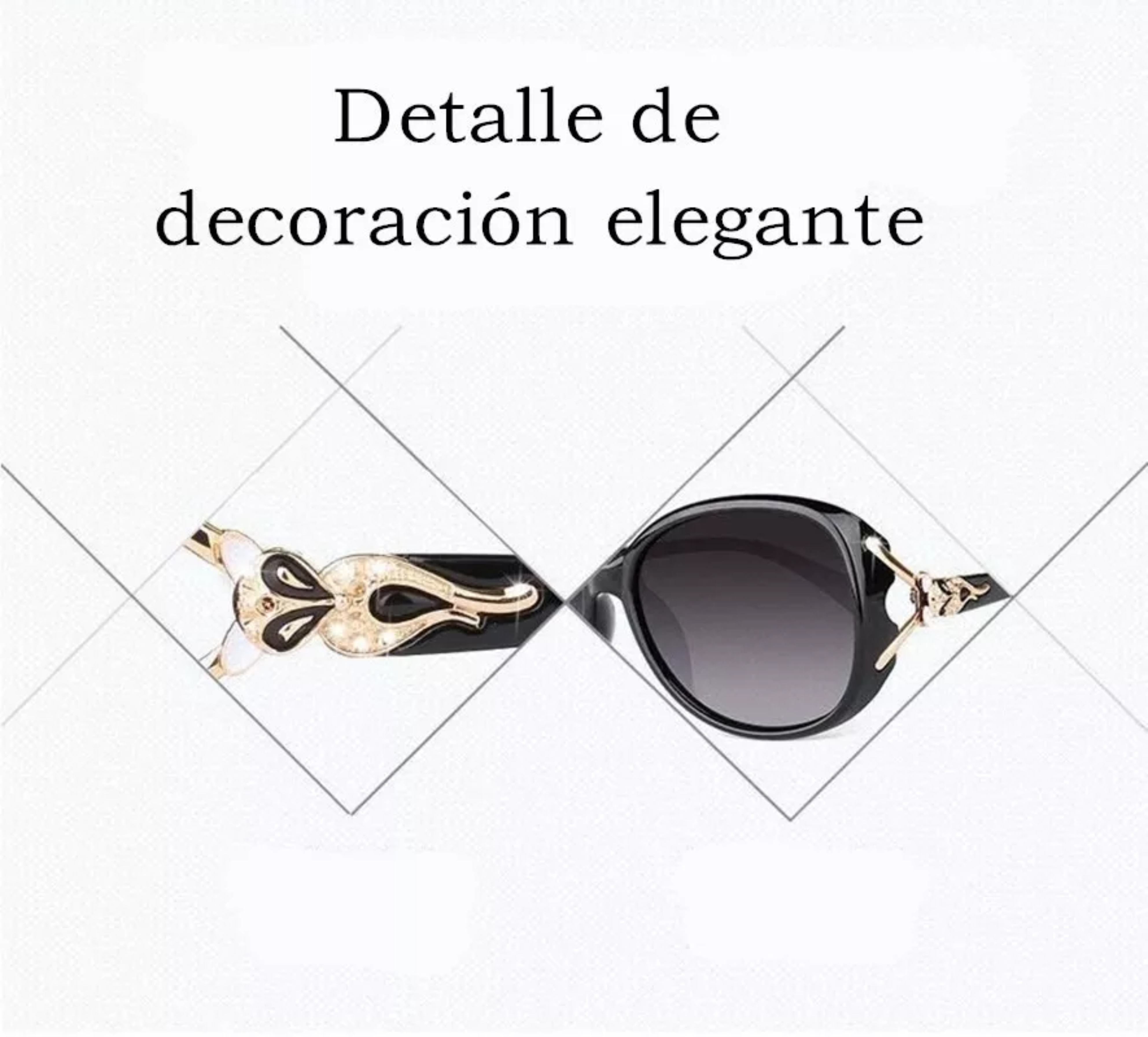 Mirada De Zorro Gafas De Sol Polarizadas Para Mujer.