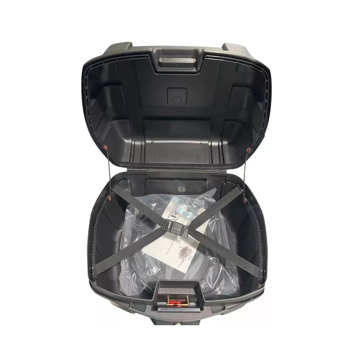 Caja Para Moto Baul 2 Cascos Maletero Top Case C Respaldo.