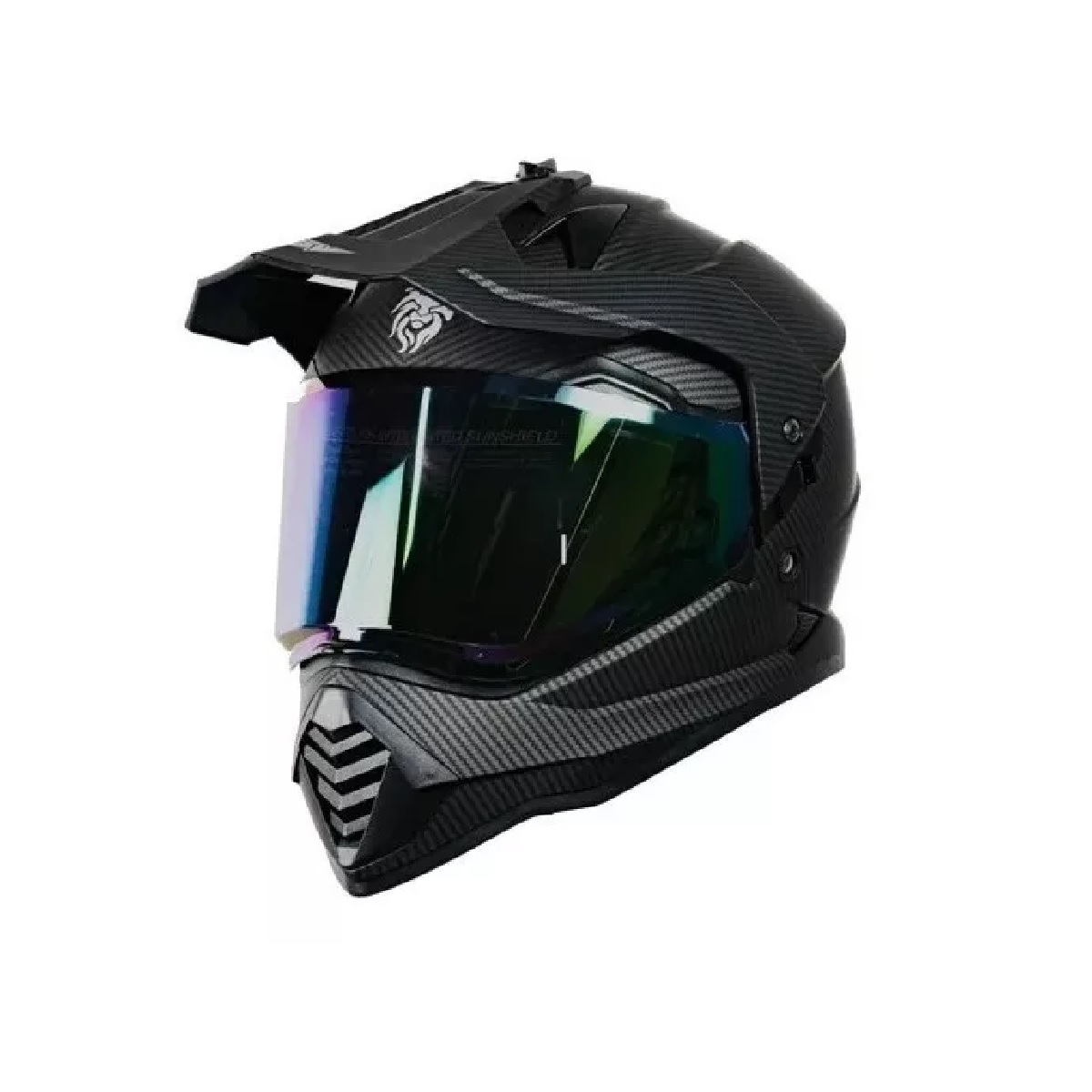 Casco Motocross Negro Kov Onix Tamaño Del Casco XL.