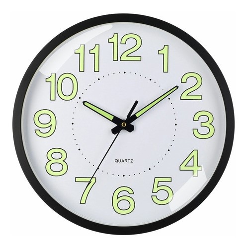 Reloj De Pared,30 cm Grande Moderno Luminoso Reloj De Pared.