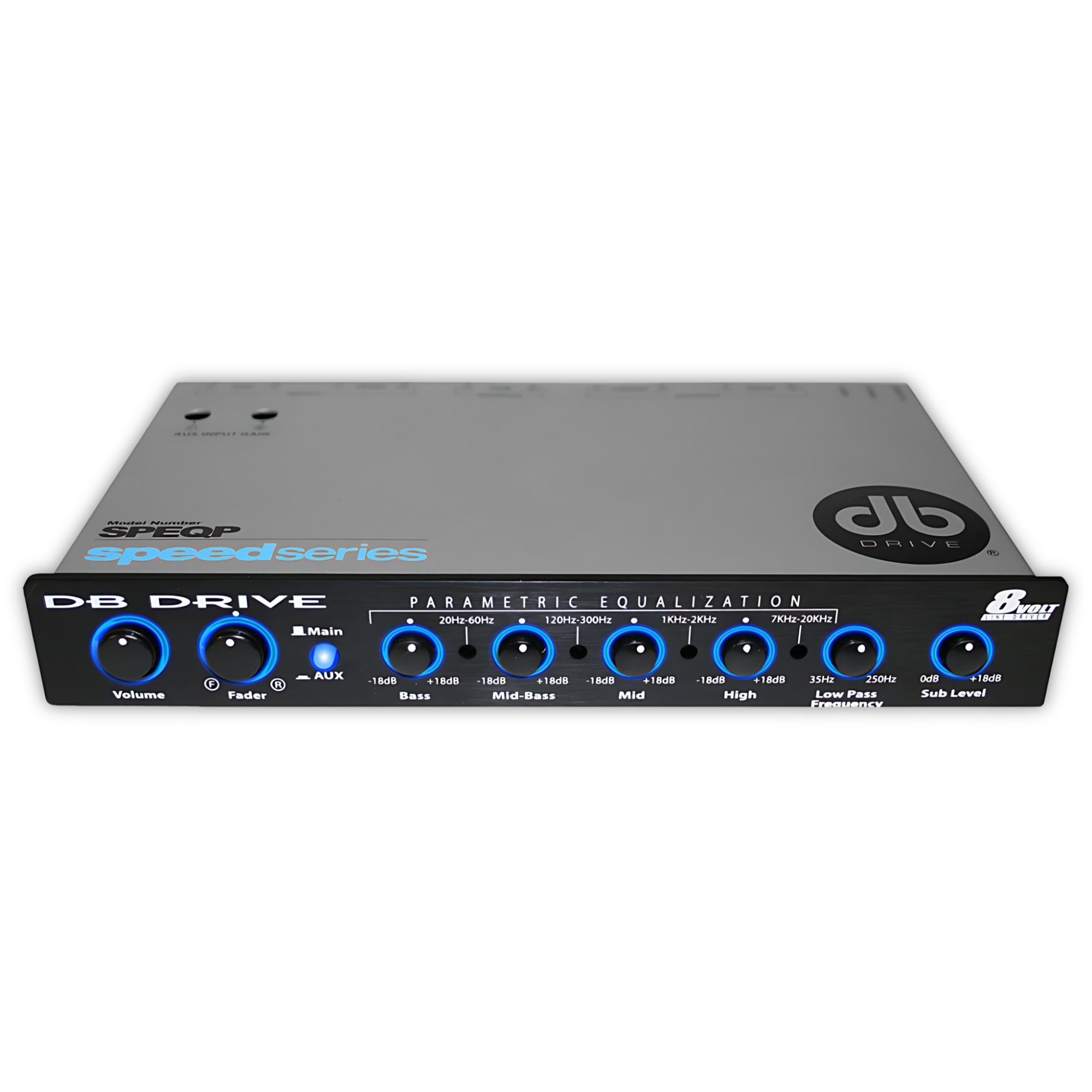 Ecualizador Paramétrico 4 Bandas DB Drive SPEQP 8 Volts RMS .