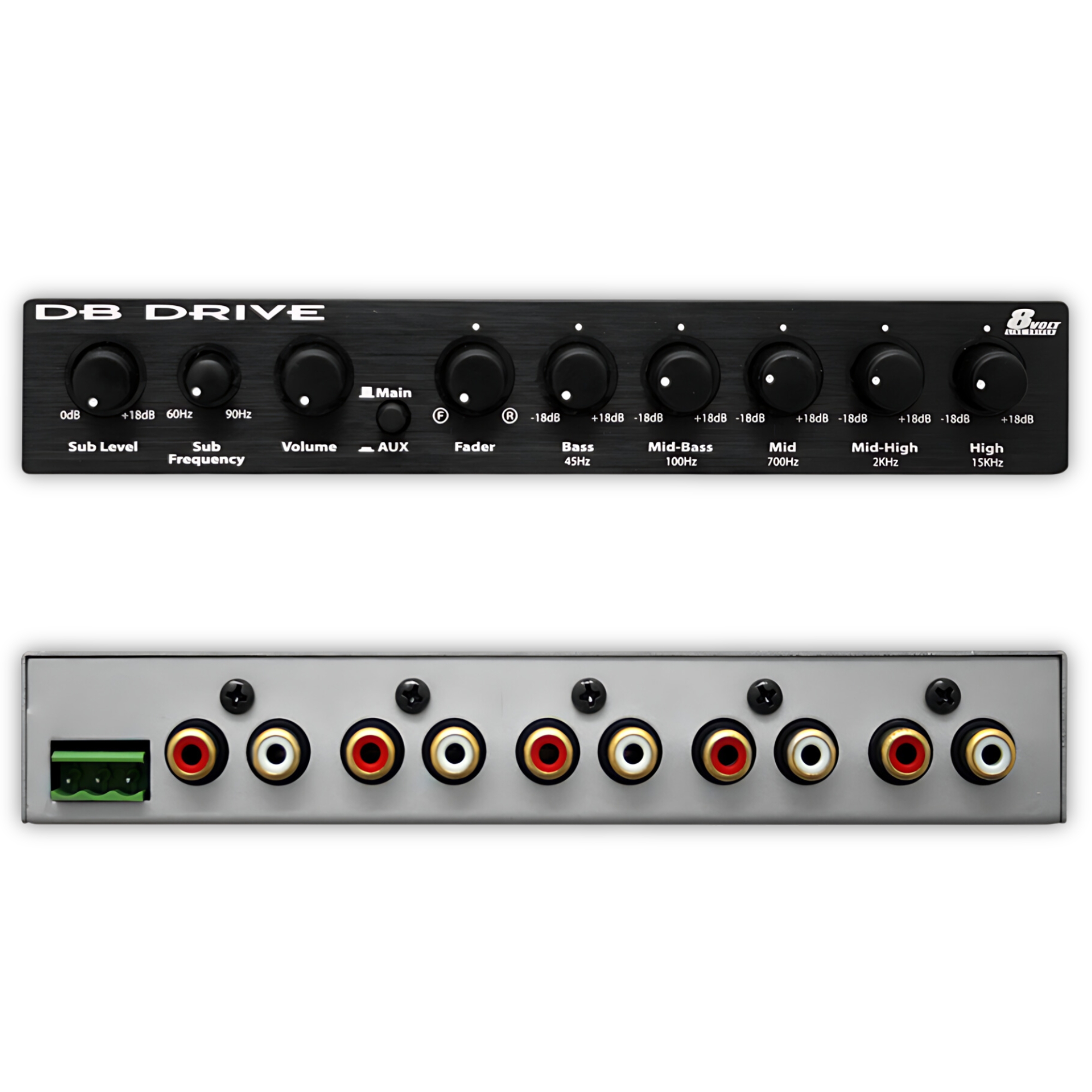 Ecualizador Paramétrico 4 Bandas DB Drive SPEQP 8 Volts RMS .