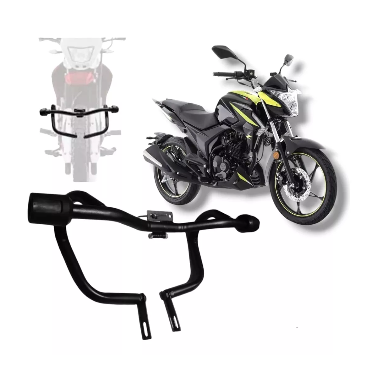 Slider Defensa Stunt Para Italika 150z 2022 Negro.