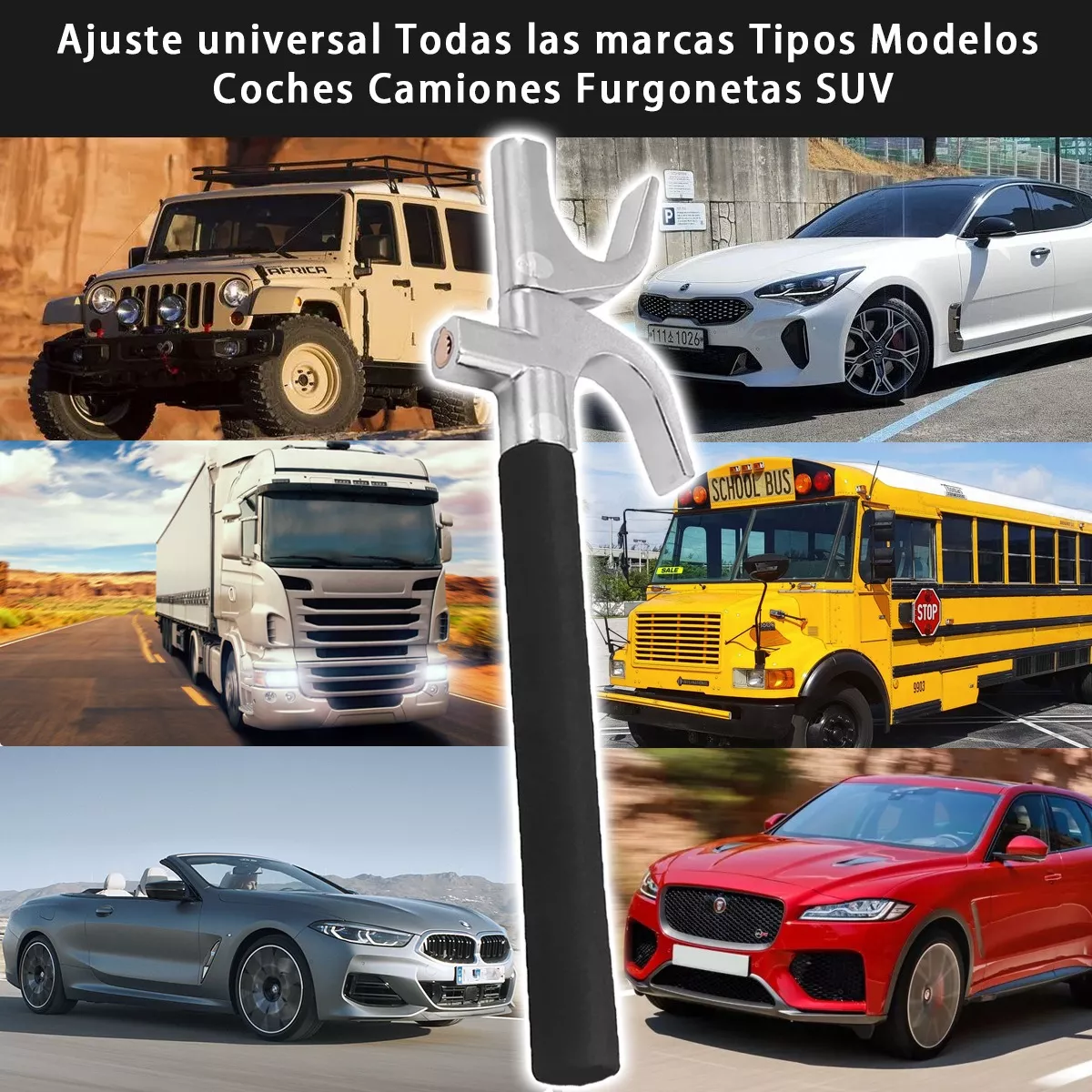 Candado Baston Seguro Volante Anti Robo.