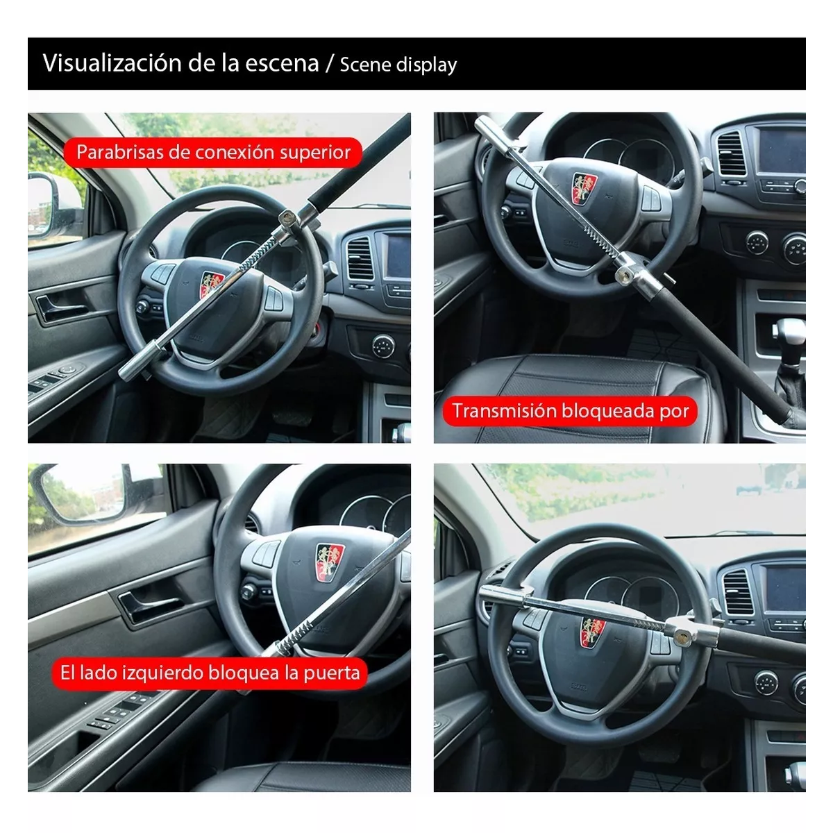 Candado Baston Seguro Volante Anti Robo.