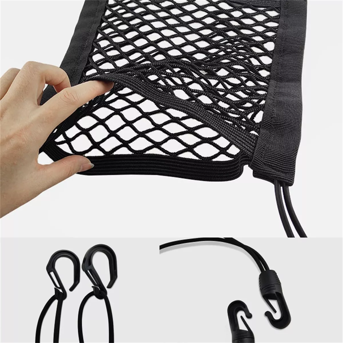 Asiento Organizadora De Malla Red Elástica Almacenamiento.