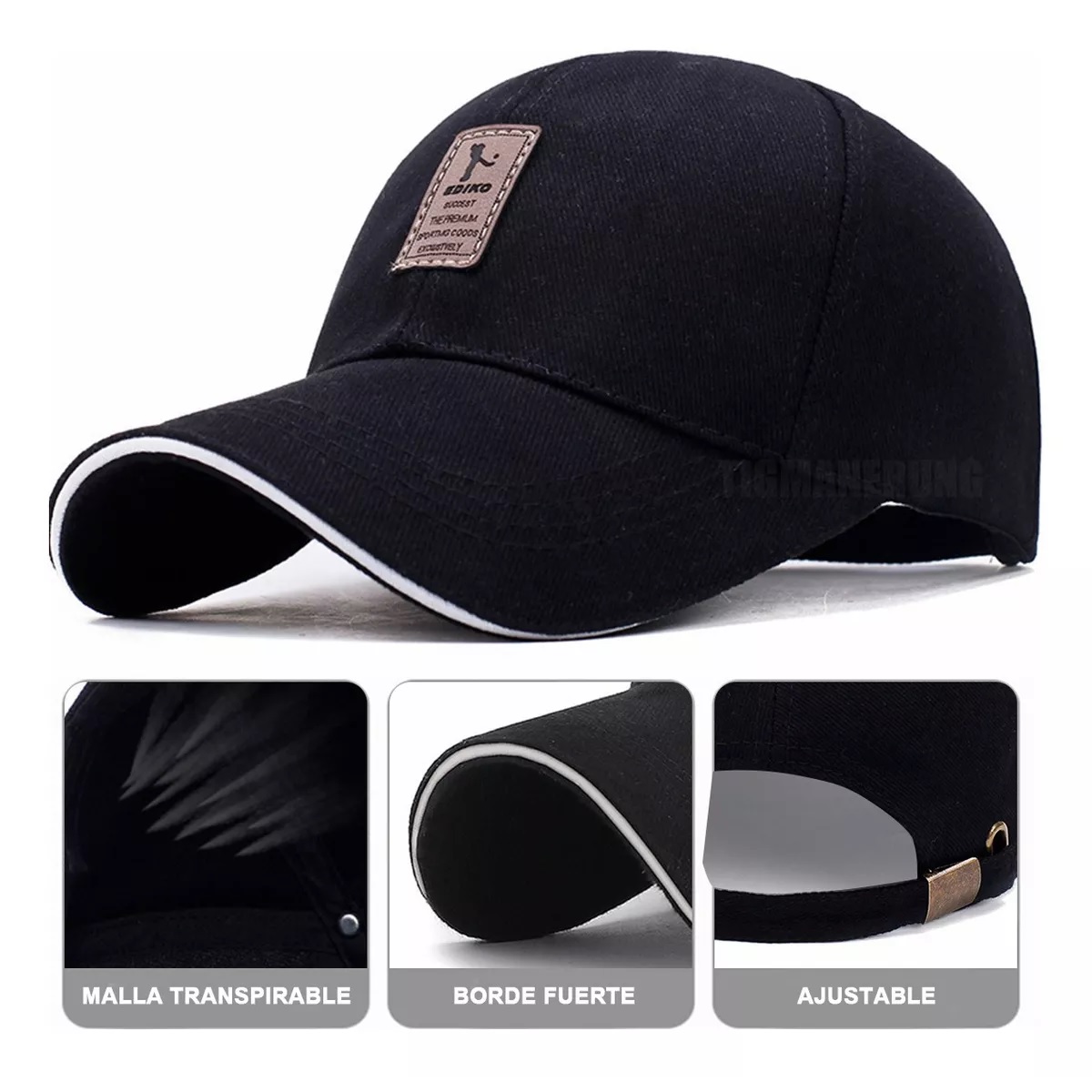 Set Gorra De Béisbol Cómoda Para Deportes Al Aire Libre 3 Piezas.