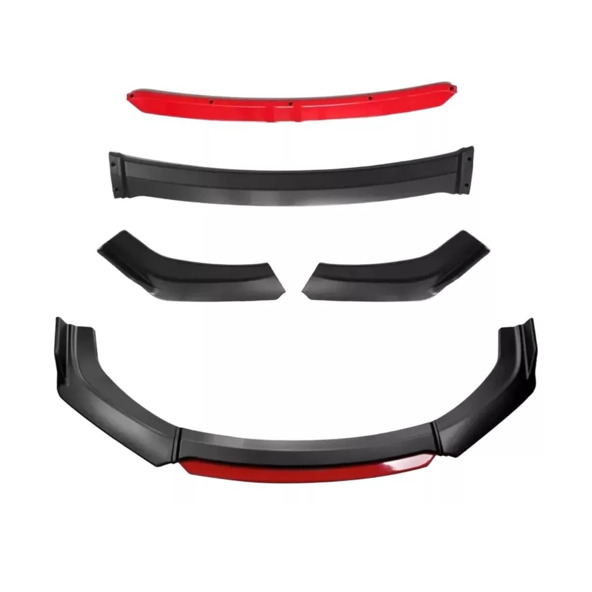 Lip Delantero Universal 4 Piezas Spoiler.