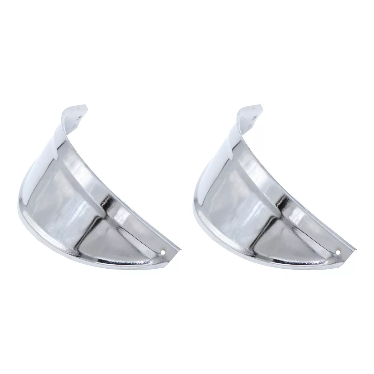 Par Ceja Pestañas Faro Lamina Cromada Vw Vocho Sedan Combi.